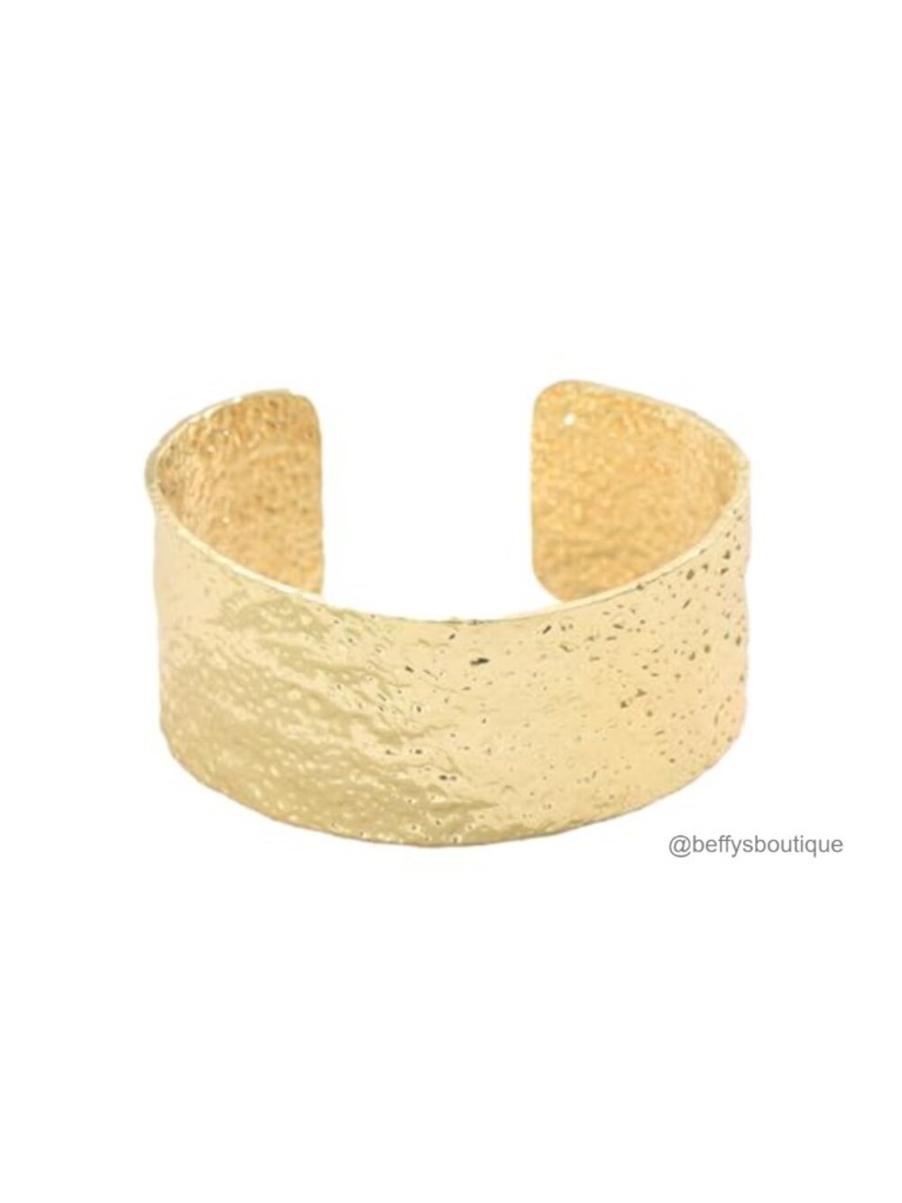 Wide Cuff Bangle Bracelet Hammered Texture Open Arm Cuff Boho Statement Jewelry